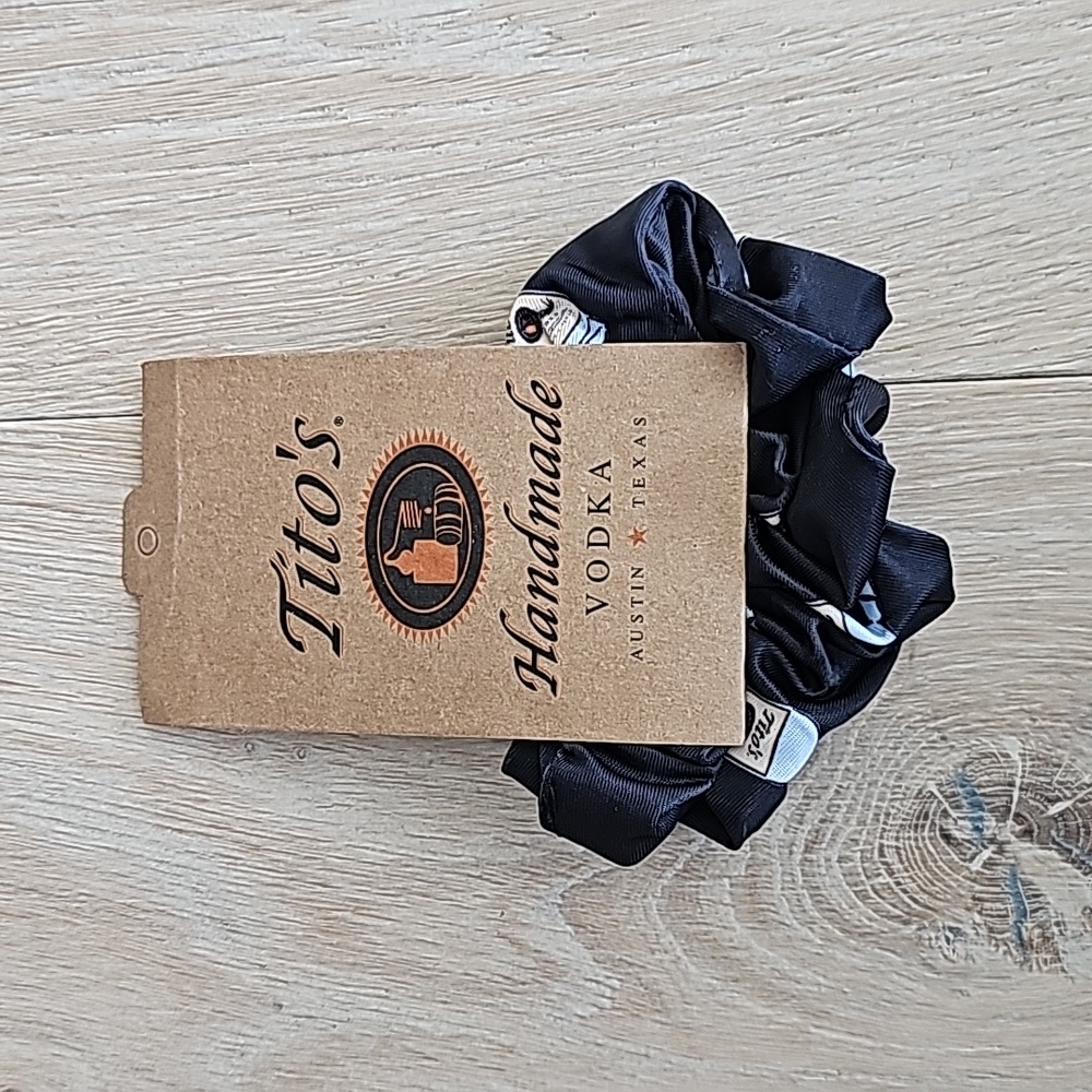 NWOT Tito's Vodka Hair Scunchie